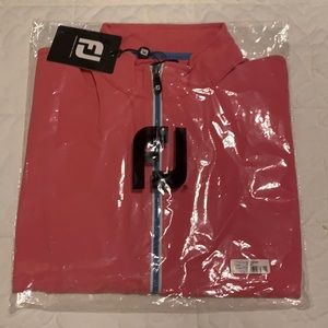 FootJoy Full-Zip Knit Golf Vest - Cape Red 25191